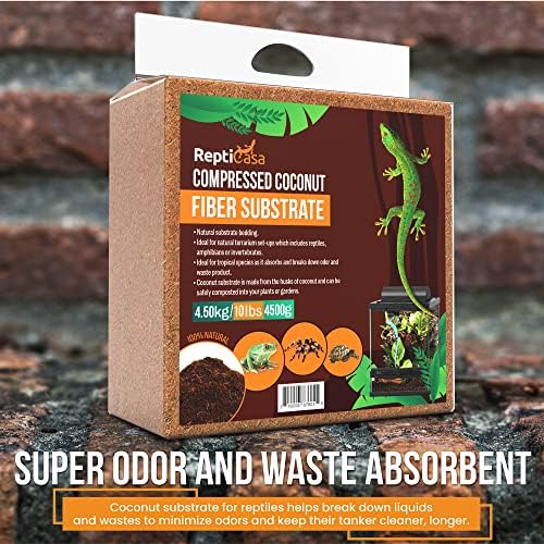 ReptiCasa 10 lb Compressed Coconut Fiber Substrate