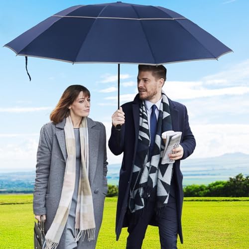 54 Inch Inverted Golf Umbrella Windproof for Rain