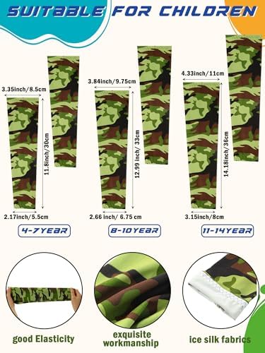 Xuhal Kids Baseball Arm Sleeves UV Protection