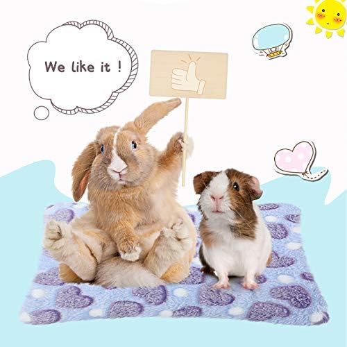 Jetec 4-Piece Rabbit Bunny Bed Mat 10x11 inch