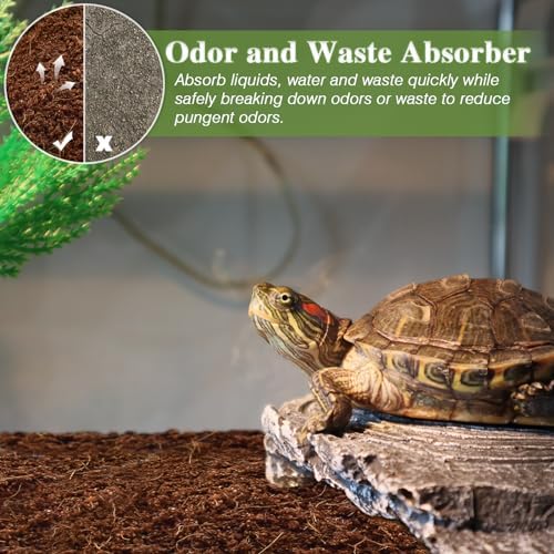 ZeeDix 10LB Compressed Coconut Fiber Substrate for Reptiles and Amphibians