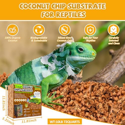 Legigo Eco Natural 10LBS Coconut Chip Substrate for Reptiles