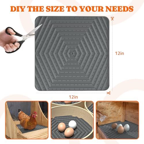 Pawtners Chicken Nesting Pads 6 Pack 12x12 Inch