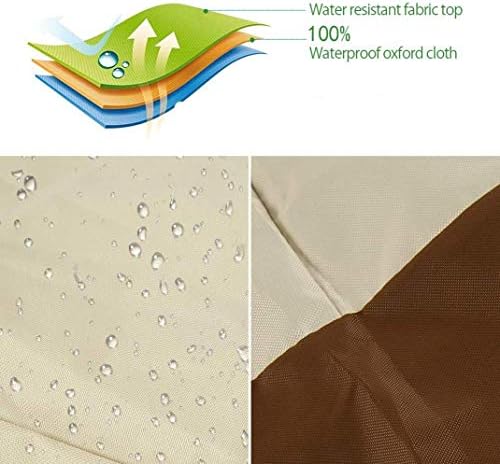 JC Outdoor Daybed Cover - Round 90-inch Water Resistant patio furniture