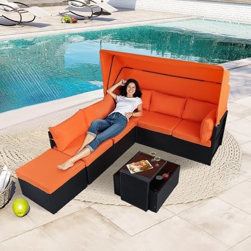 TIMSATO 8-Piece Patio Conversation Set