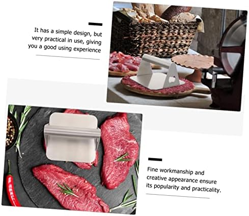 FONDOTIN 1pc Stainless Steel Burger Presser Kit