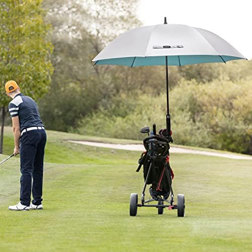 G4Free Golf Umbrella UPF 50 Protection Windproof Automatic Open Stick