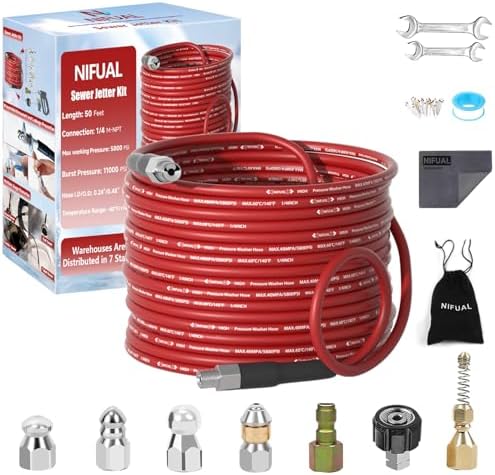 Yetianical NIFUAL Pressure Washer Cleaning Kit