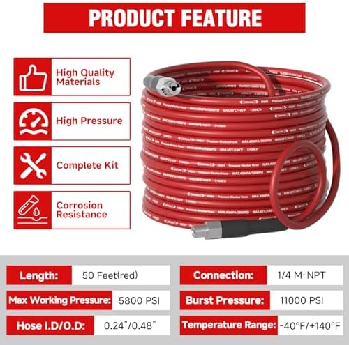 Yetianical NIFUAL Pressure Washer Cleaning Kit