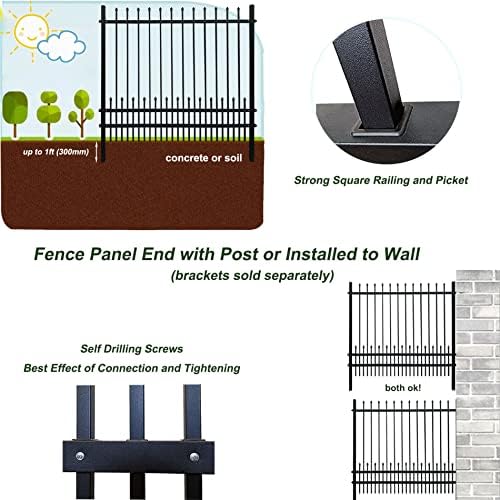 Easy to Install Durable Metal Fence