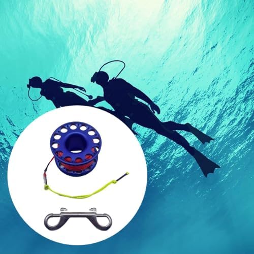Diving Reel Aluminum Compact Double End Bolt Snap Durable