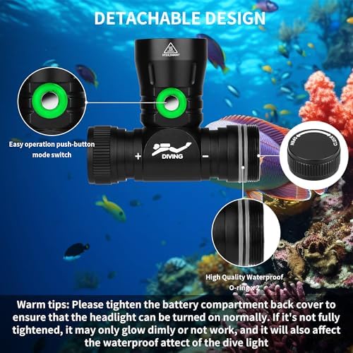 WindFire Scuba Diving Headlamp