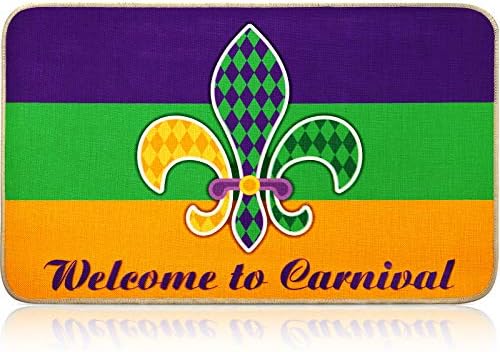 Mardi Gras Fdekor Door Mat