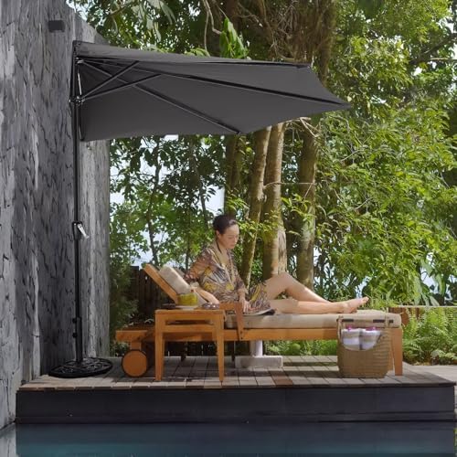 ABCCANOPY Half Round Patio Umbrella