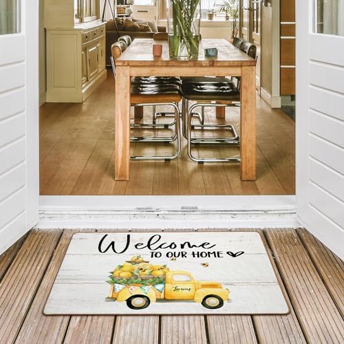 Welcome Mat Lemon Decor