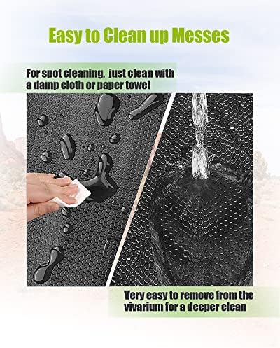Helidrago Reptile Tank Liner Mat for 75 Gallon Lizard Tank