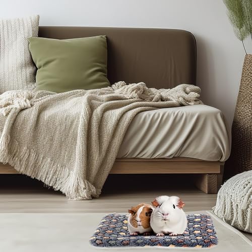 2-Pack Guinea Pig Bed with Soft Fleece for Pets