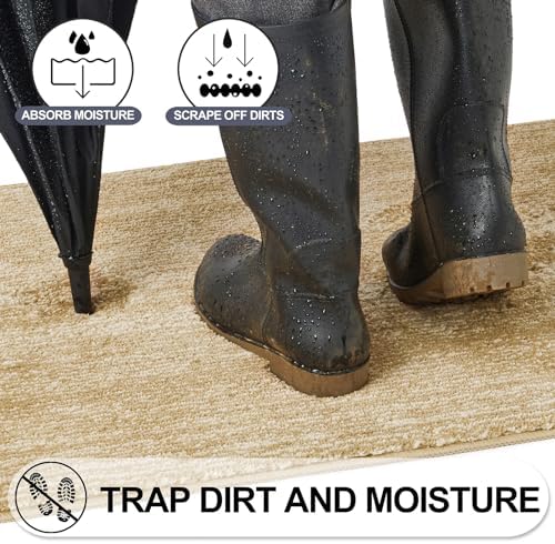 Refetone Washable Non-Slip Indoor Doormat