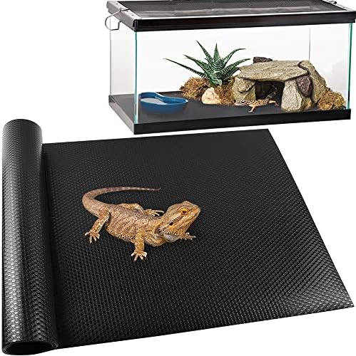 TCYPUHL Reptile Carpet Mat Durable Comfortable for Bearded Dragons More