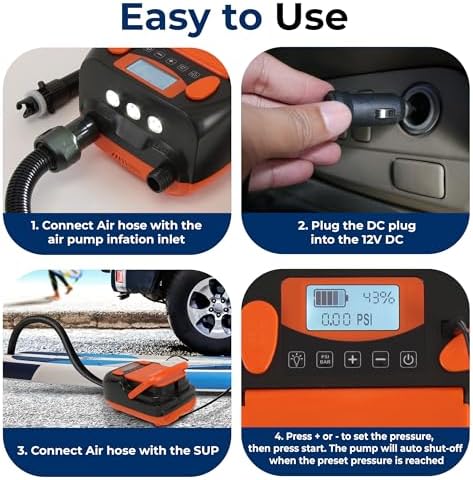 Fast Portable Paddle Board Pump