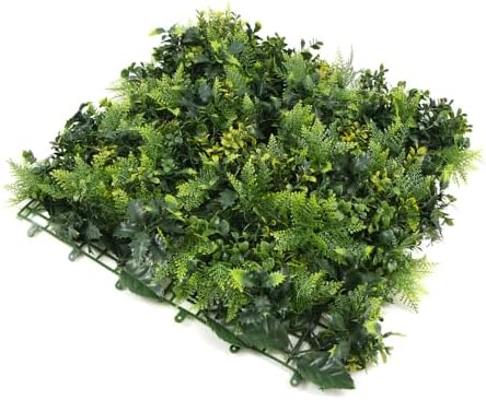 ULAND Plastic Faux Shrubs Fence Panels
