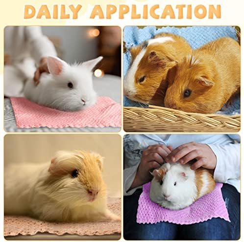 Reginary Guinea Pig Blankets 10pcs Coral Fleece Bedding