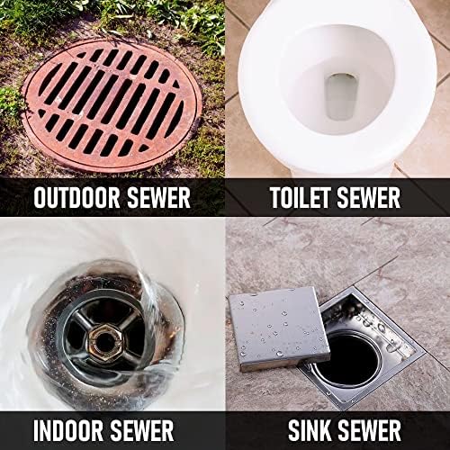 Efficient 100FT sewer jetting kit for pressure washers