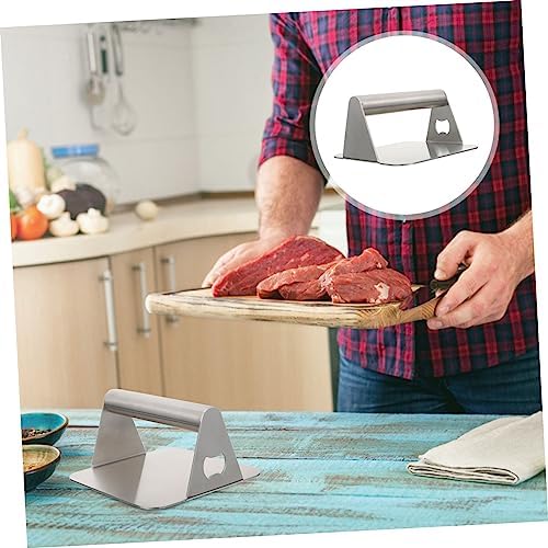 FONDOTIN 1pc Stainless Steel Burger Presser Kit