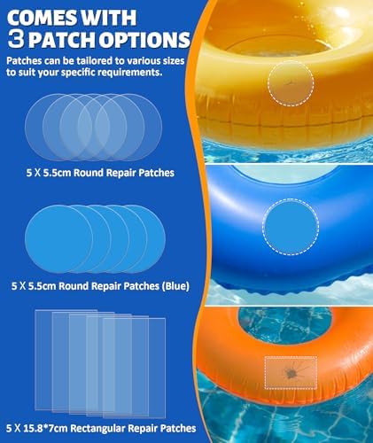 Primed Protado Heavy Duty Waterproof Vinyl Air Mattress Patch Kit