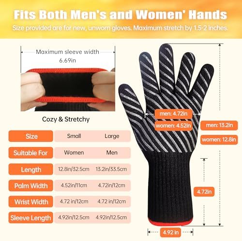Heat-Resistant BBQ Gloves for Grilling in the US