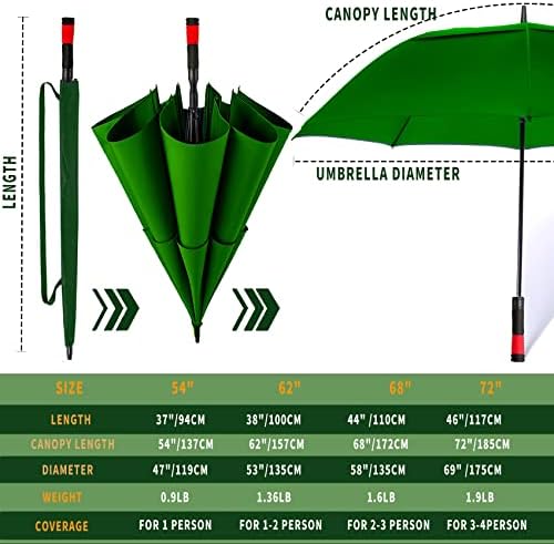 Sturdy Pro-Grade Golf Umbrella for Men Women