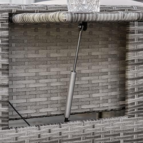 Stylish Outdoorsy Wicker Patio Daybed Set for Relaxing