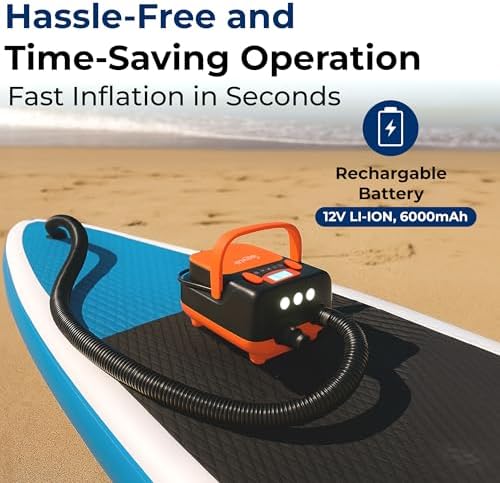 Fast Portable Paddle Board Pump