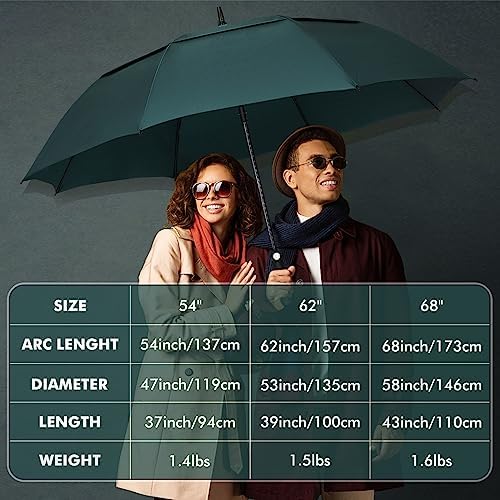 NINEMAX Golf Umbrella Windproof 51546268 inch Extra Large