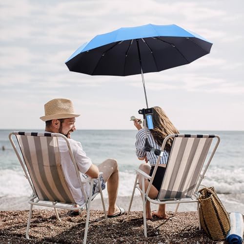 Adjustable UV Shade Chair Umbrella for Beach Camping