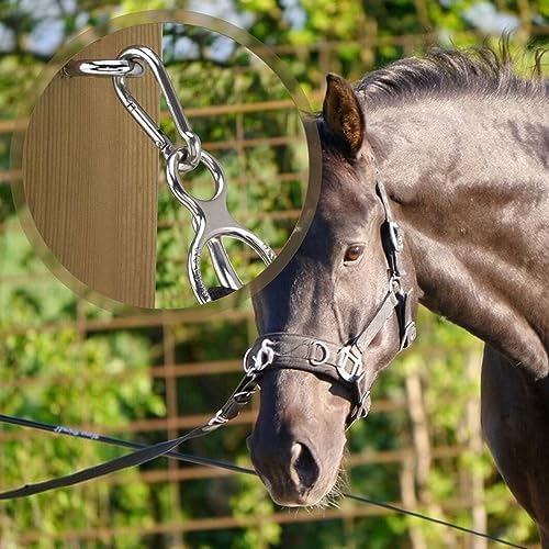 Sturdy 3-Pack Tie Ring Set for Horses Durable and Safe