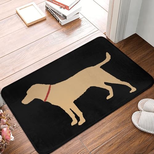 Yellow Labrador Retriever Carpet Welcome Doormat