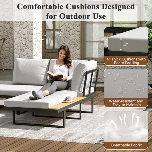 Stylish 4-Piece Patio Furniture