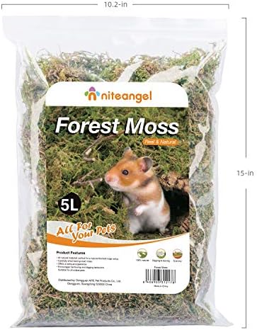 Niteangel 5L Forest Moss Soft Bedding for Small Rodents Nesting
