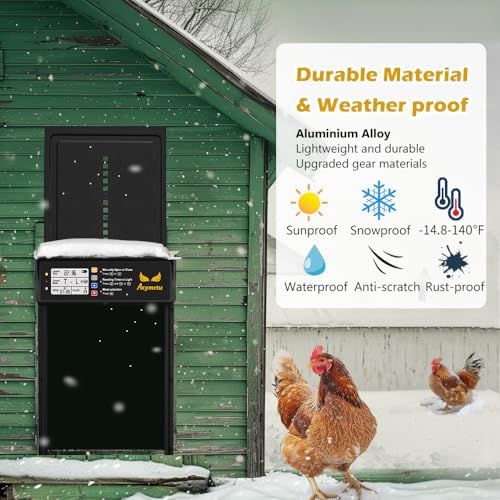 Perfect Solar-Powered Chicken Coop Door