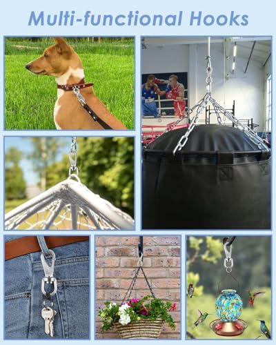 Sturdy stainless steel multi-functional flag clips