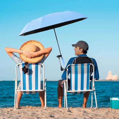 Adjustable UV Shade Chair Umbrella for Beach Camping