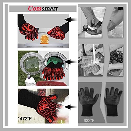 Heat-Resistant BBQ Gloves for Grillers