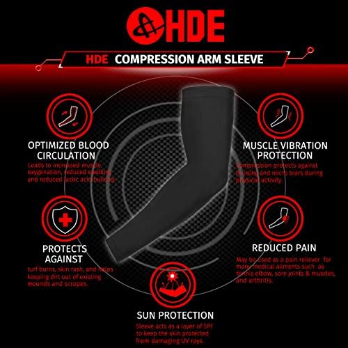 HDE Arm Compression Sleeve for Kids Basketball