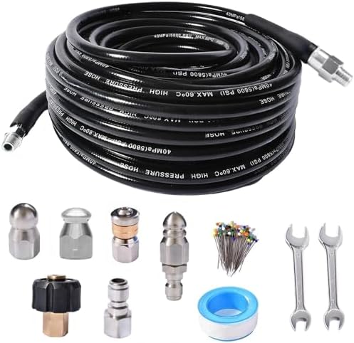 Professional Heavy Duty sewer jetter kit for pressure washer