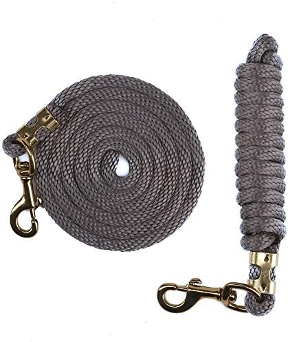 58-Inch MFP Horse Lead Rope Silver-Bolt Snap