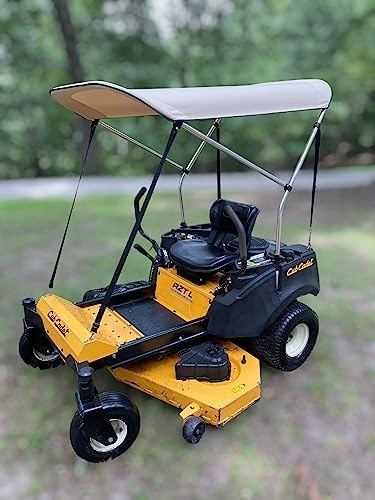 Sun Shade Protection for Zero-Turn Mower