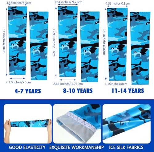 Mepase Kids UV Cooling Arm Sleeves Protect and Cool