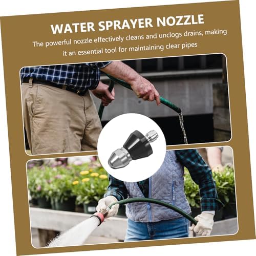 High-Pressure Washer Nozzle for Drain Cleaning