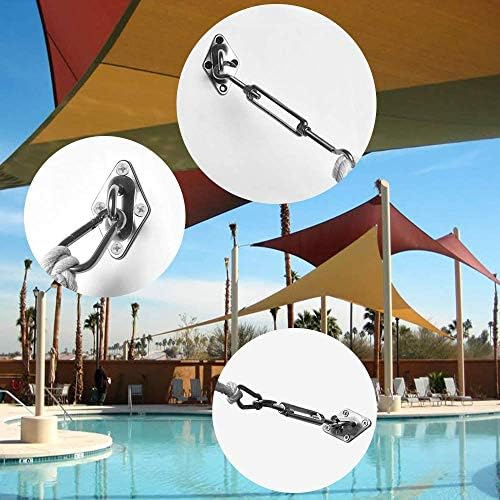 24-Piece Stainless Steel Shade Sail Hardware Kit